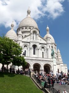 Catedral del Sagrado Corazón de París Sacre Coeur, símbolo de Montmartre